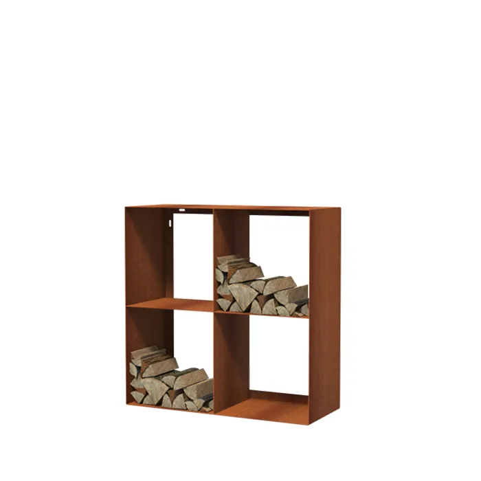 Corten Steel Log Store